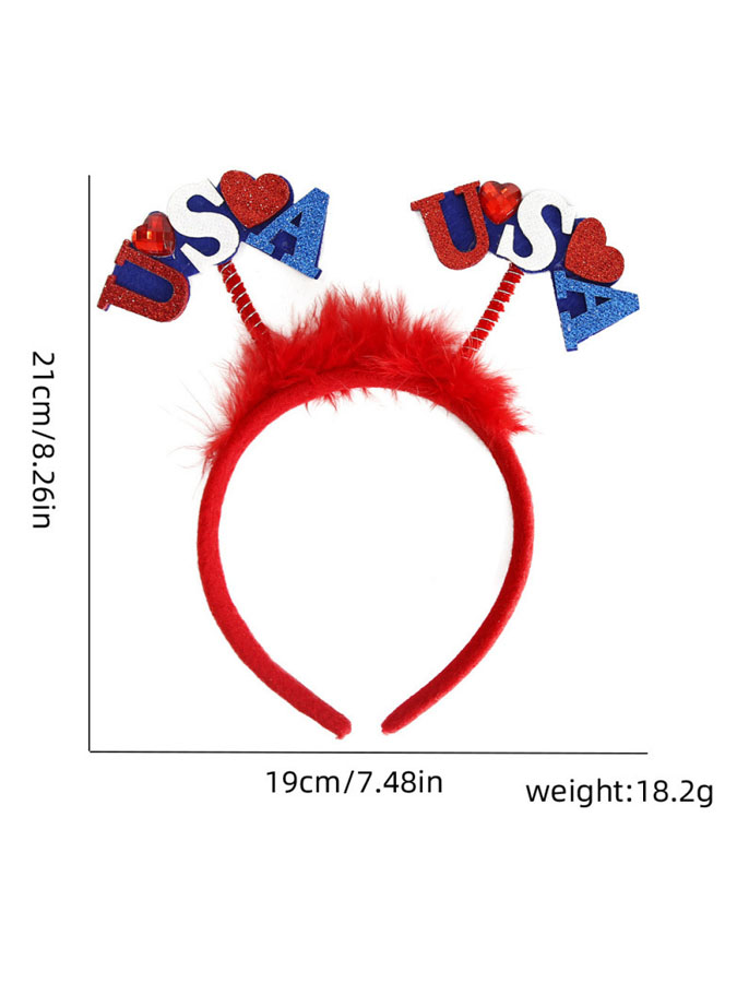 Women'S Independence Day 250Th Anniversary Children'S Adult Party Patriotic Parade Headband Hair Accessories