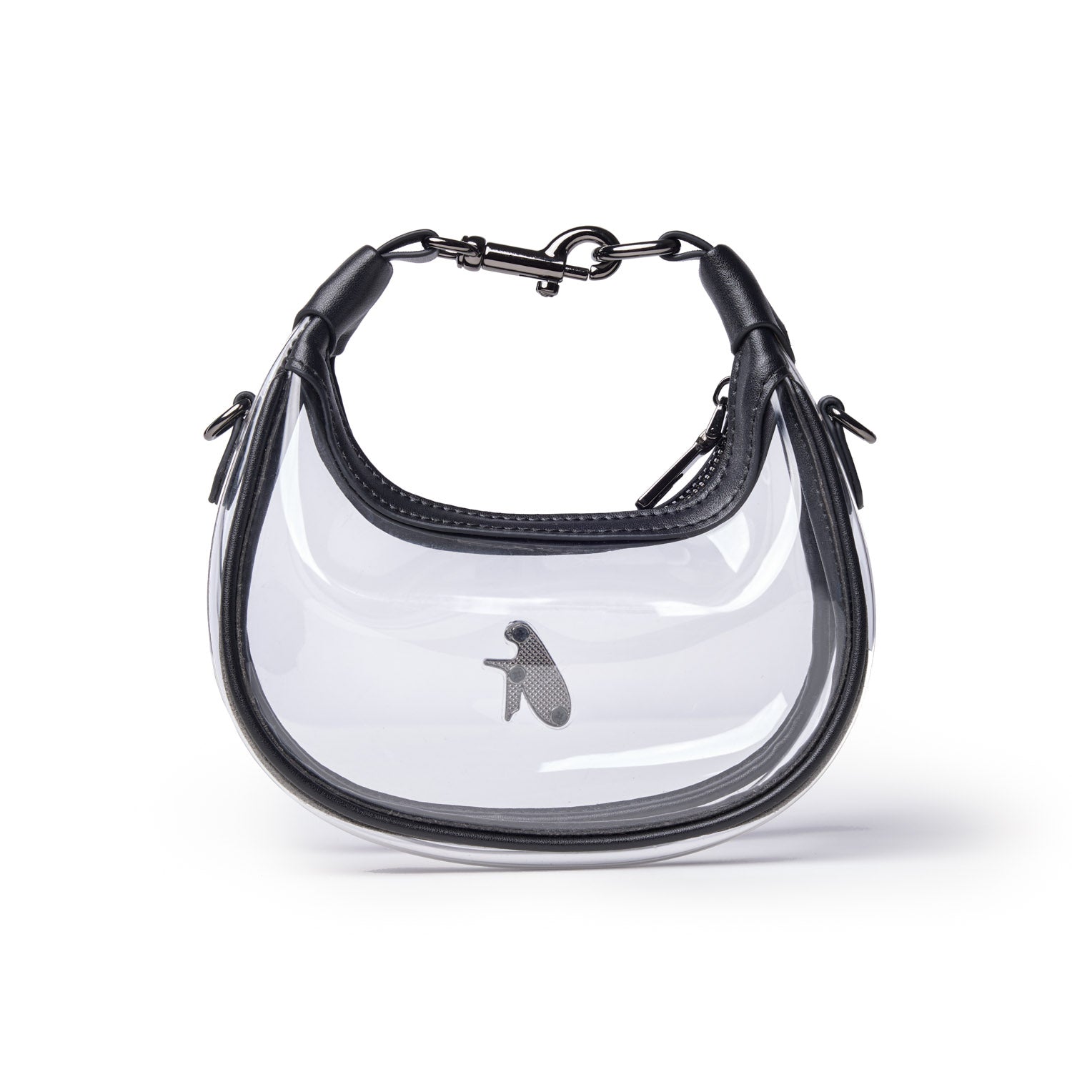 NANO CLEAR HOBO BAG - CLEAR