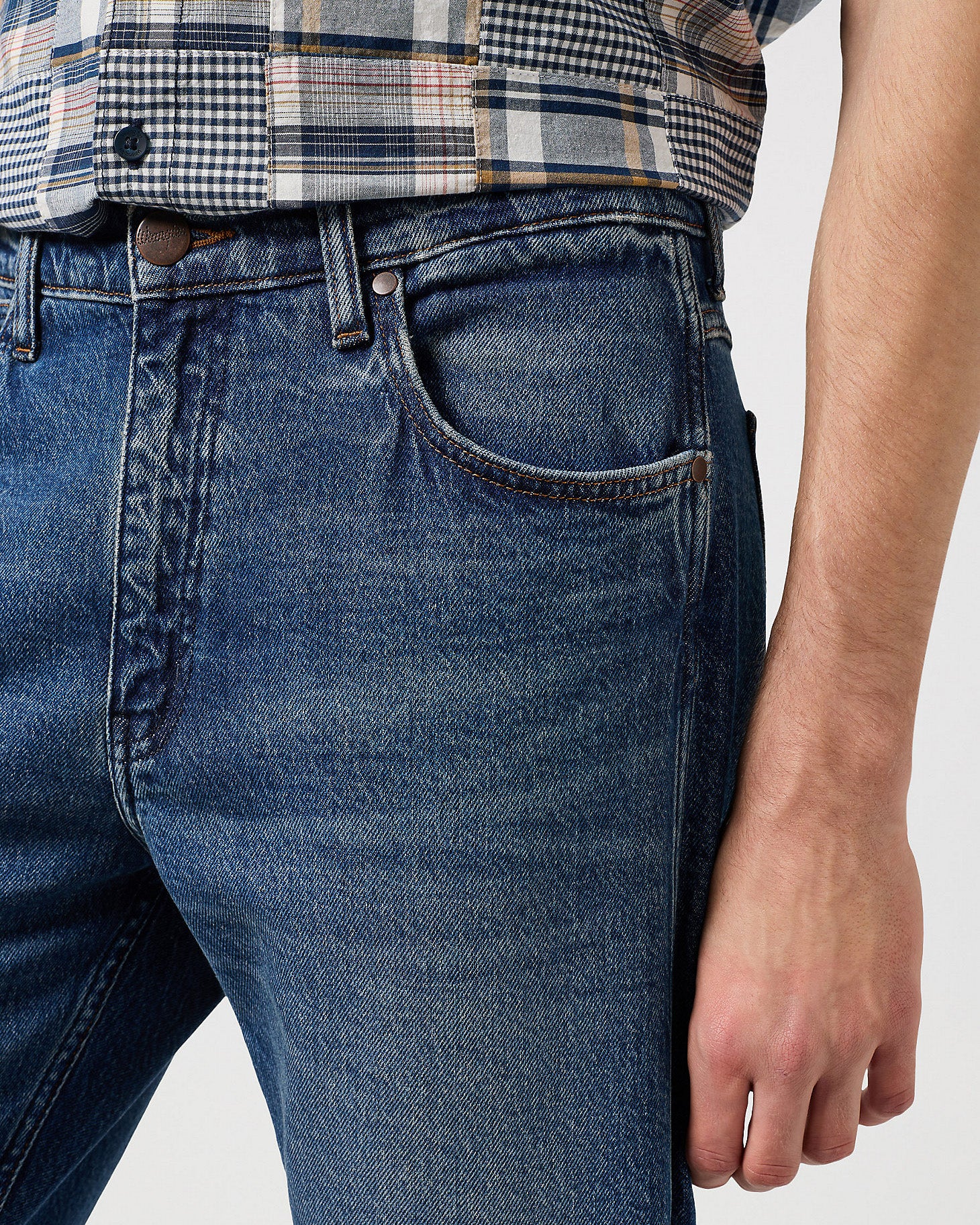 Frontier Relaxed Straight Mens Jeans - Seeing Double