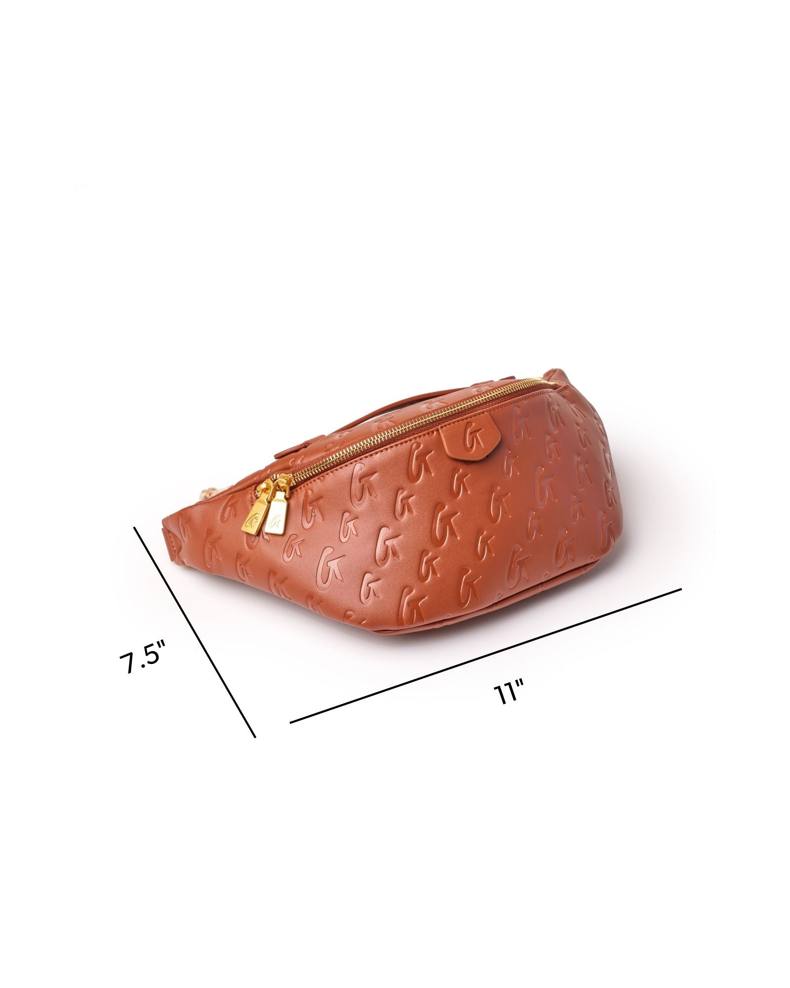 MONOGRAM FANNY PACK - BROWN