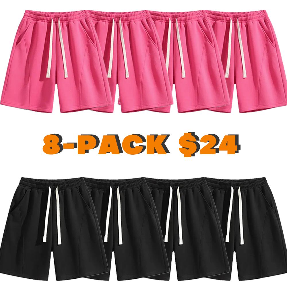 Men's Solid Pocket Waist Shorts - Lightweight & Comfortable for Running, Gym