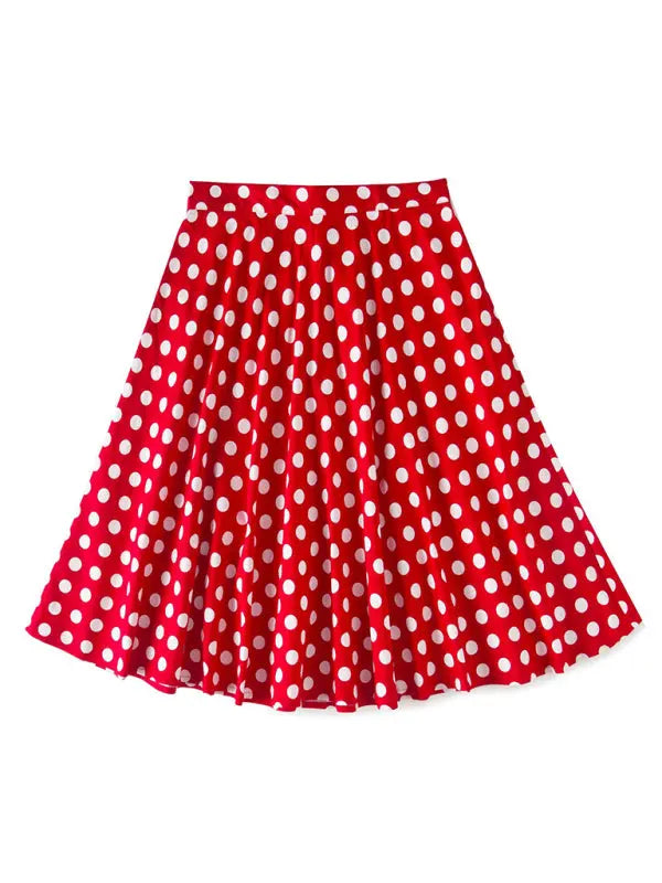 Pleated A-Line Mini Skirt