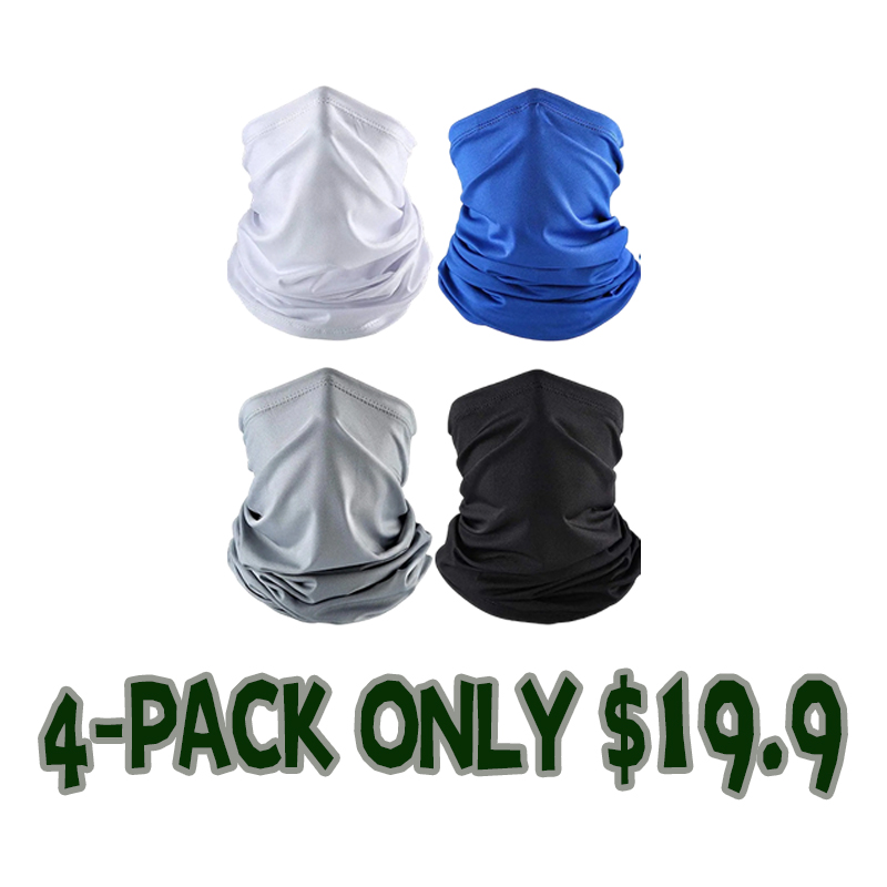 Breathable Face Mask & Neck Cover for Men & Women