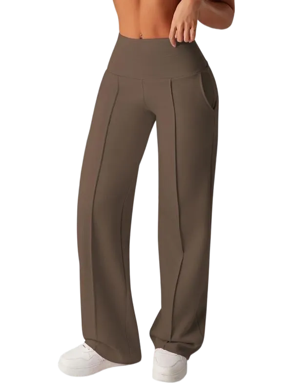 Women's Plain Loose Straight Leg Pants