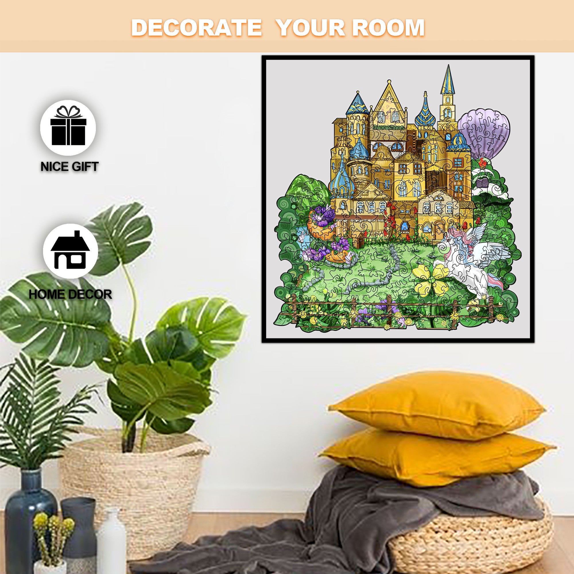 Fairy Tale Castle Wooden Jigsaw Puzzle