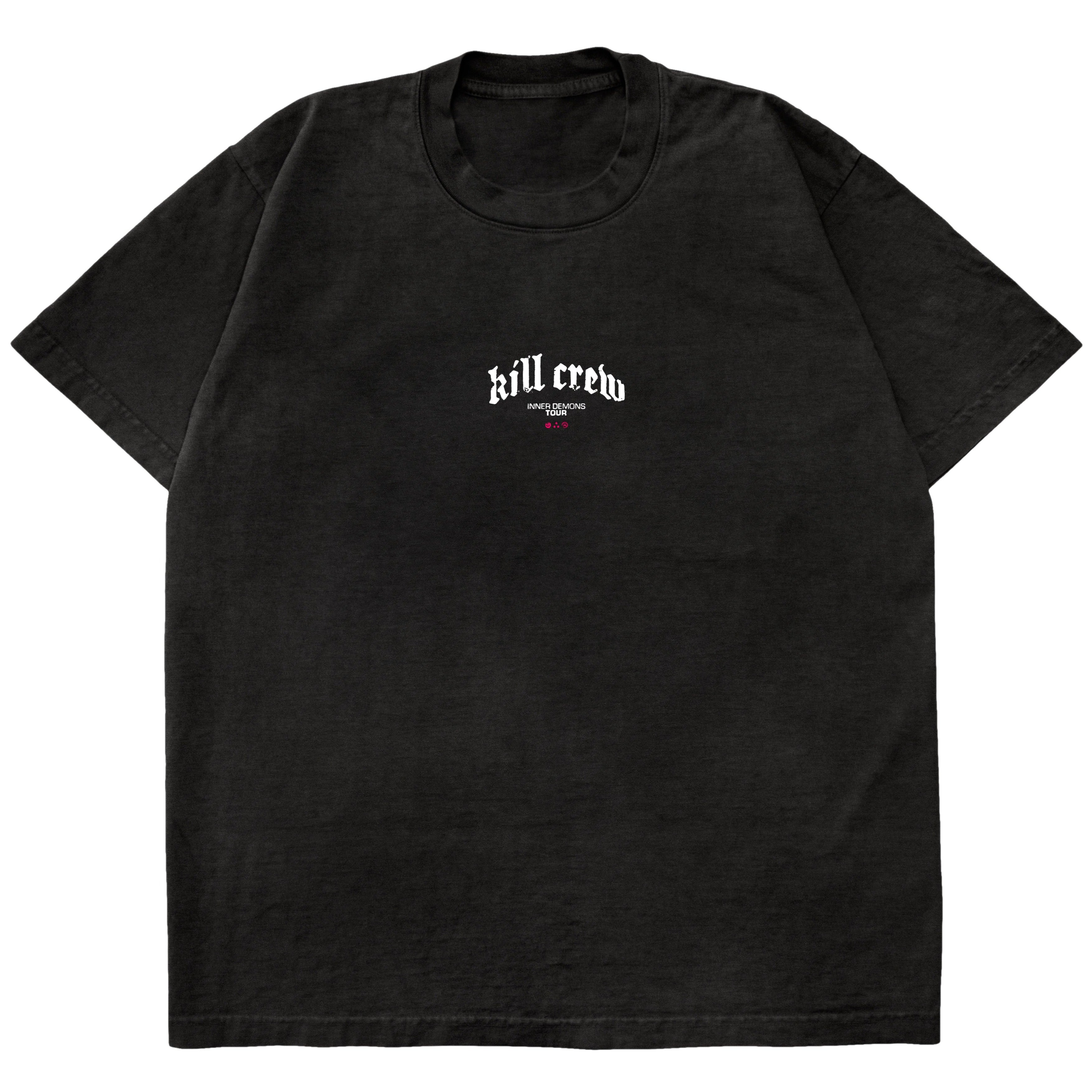 RELAXED FIT INNER DEMONS TOUR T-SHIRT - BLACK / WHITE