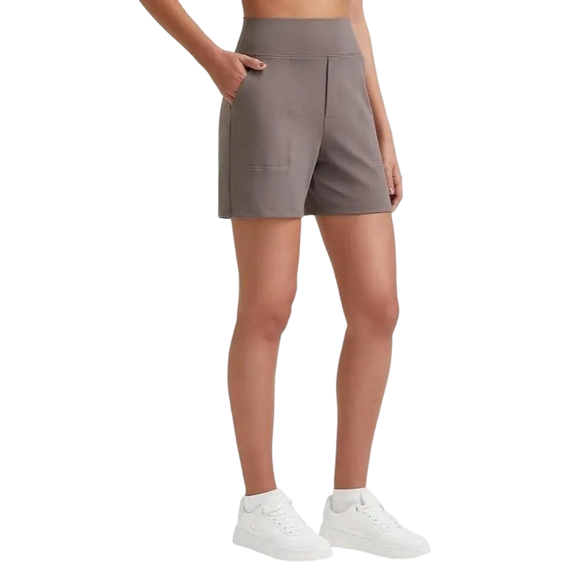 ✨Women’s High-Waisted Athletic Shorts – Quick-Dry Running & Yoga Shorts with Pockets