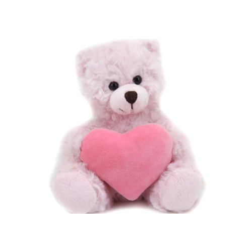 Pink Bear with Custom Heart 9inch