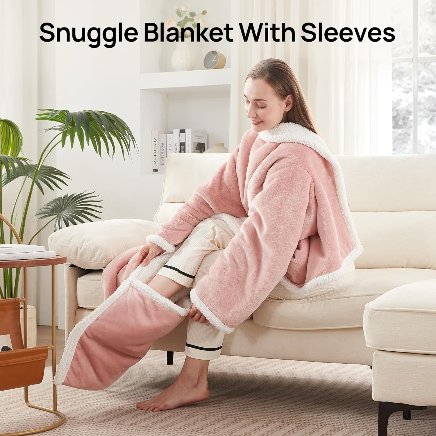 🎁CHRISTMAS PROMOTION-Wearable Electric Clothing With Sleeve And Foot Pockets 6 Heating Levels And Long Heating Times