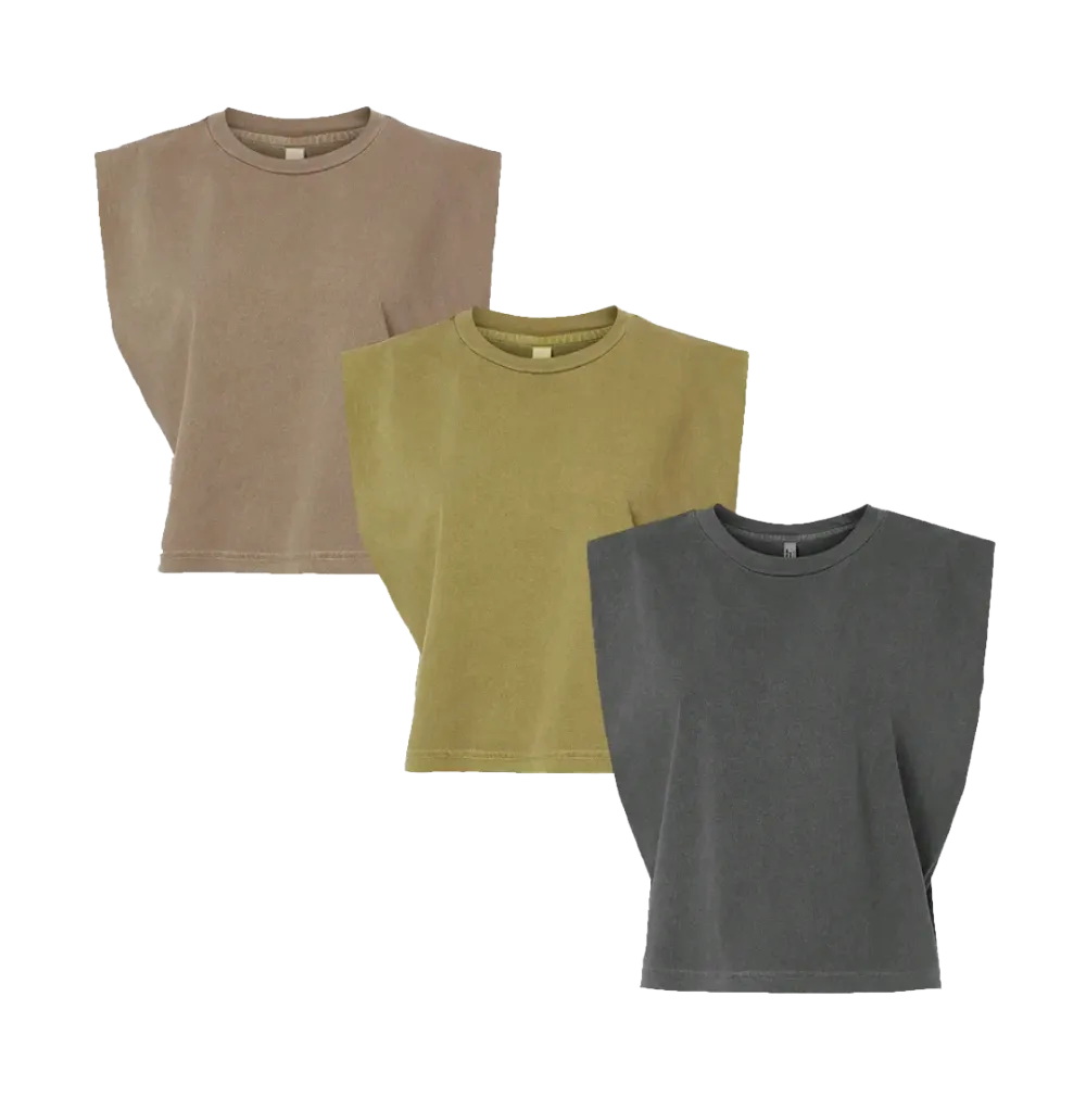 6-Pack Sleeveless Cotton Tees – Soft, Breathable, Made to Last