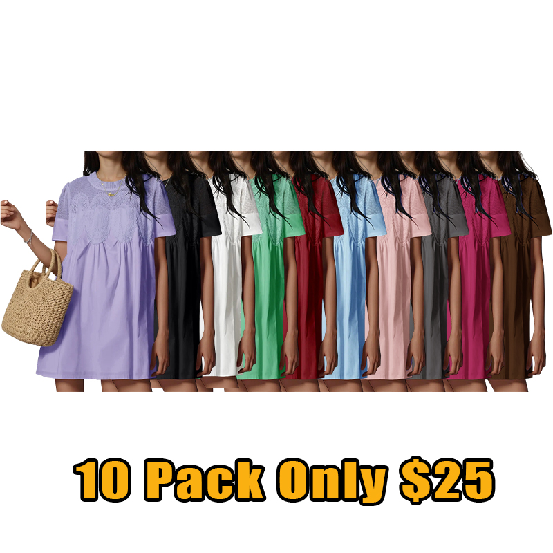 Elegant Lace Summer Mini Dress for Women