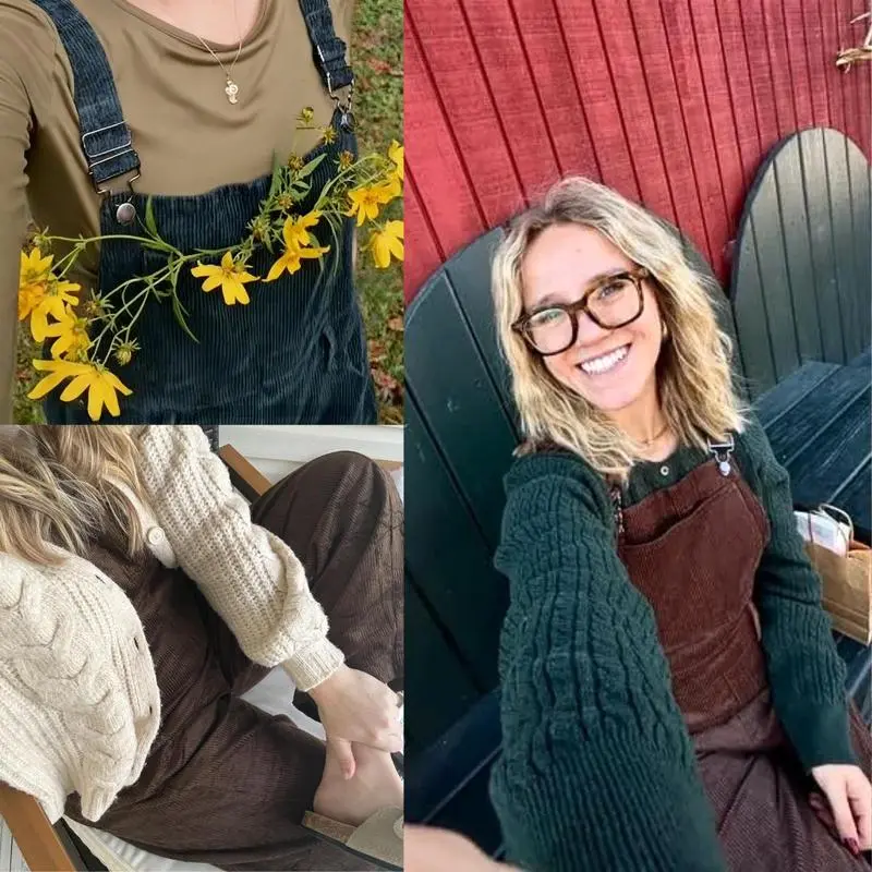 Corduroy Overalls for Women