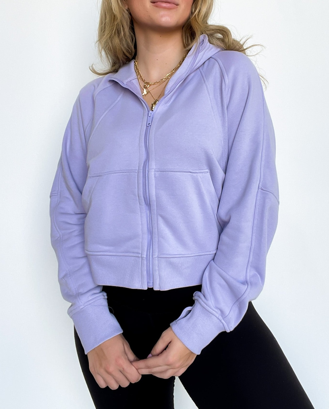 French Terry Zip Up Hoodie