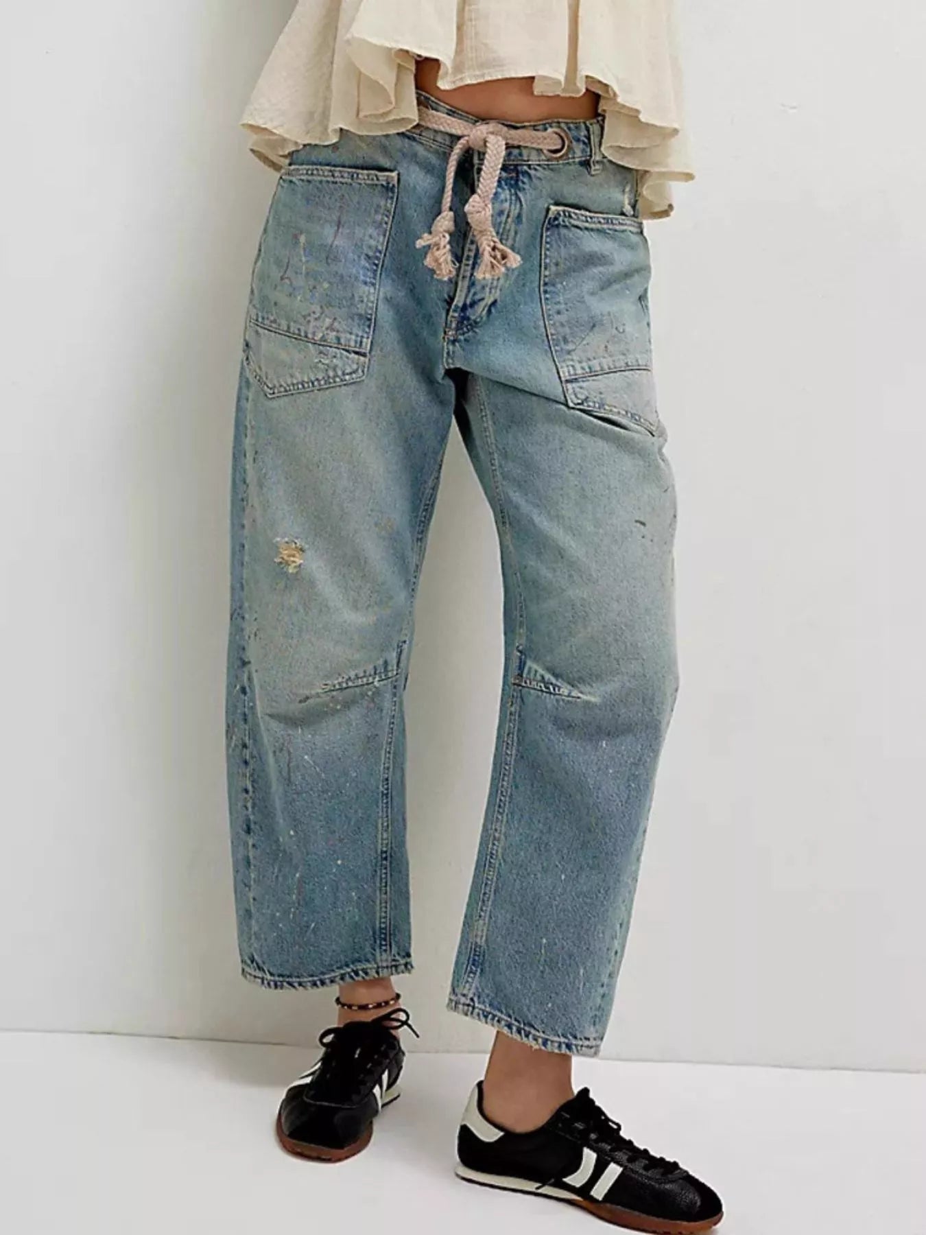 Washed Relaxed Fit Jeans