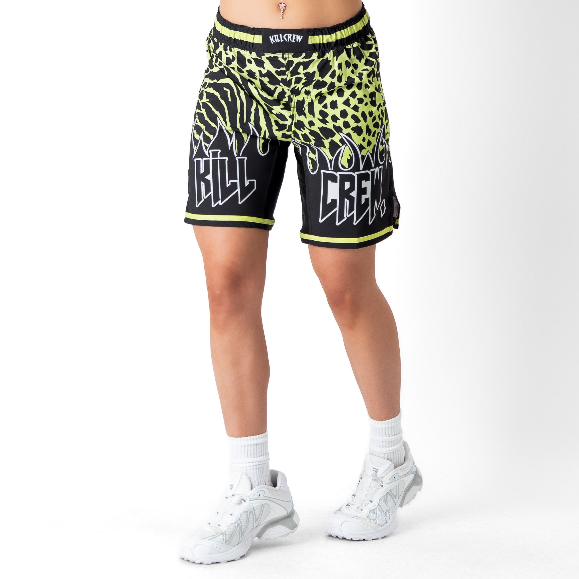 BSEM FIGHT SHORTS (RELAXED CUT) - GREEN