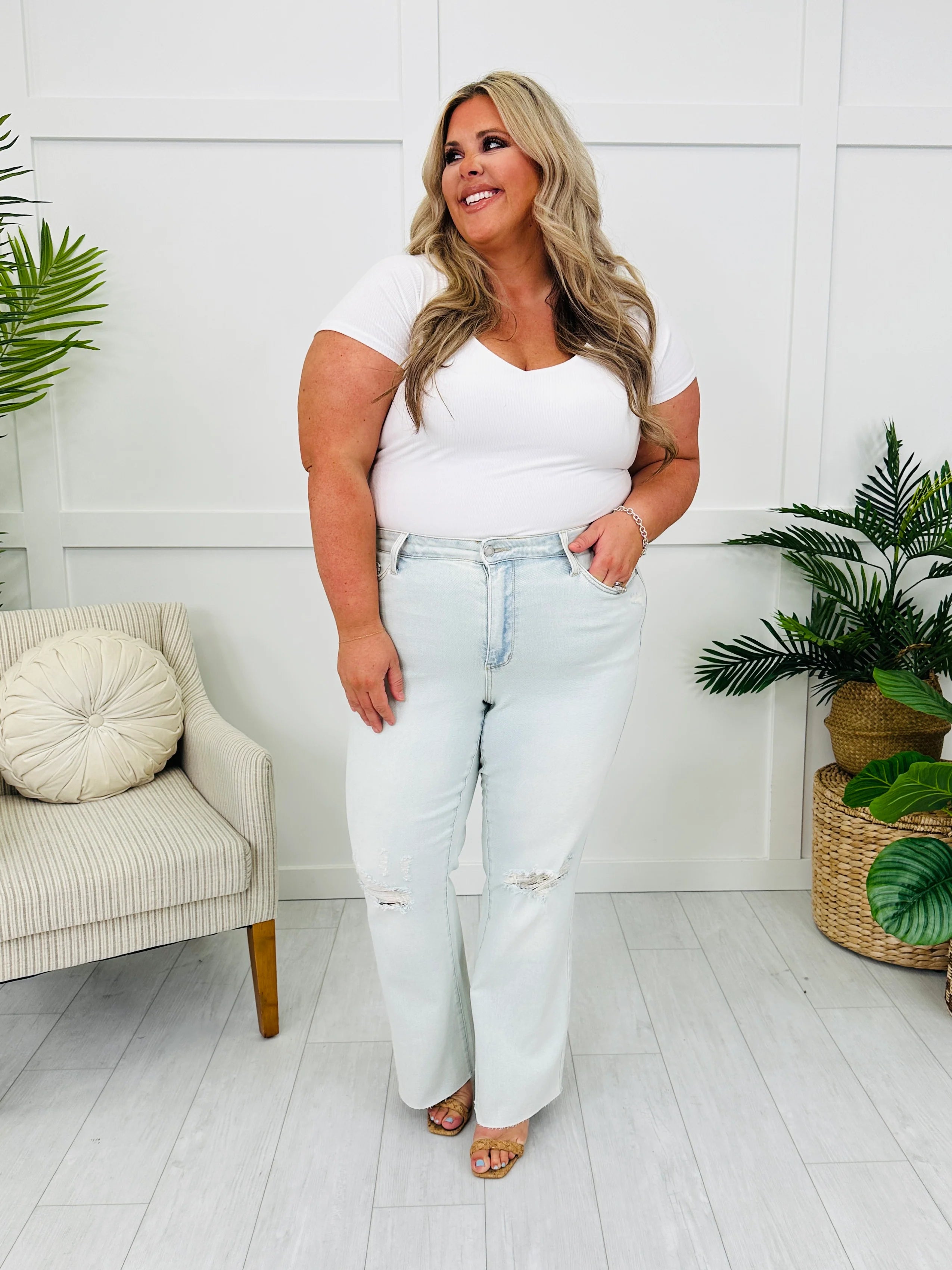 Judy Blue Cut it Out Bootcut Jeans