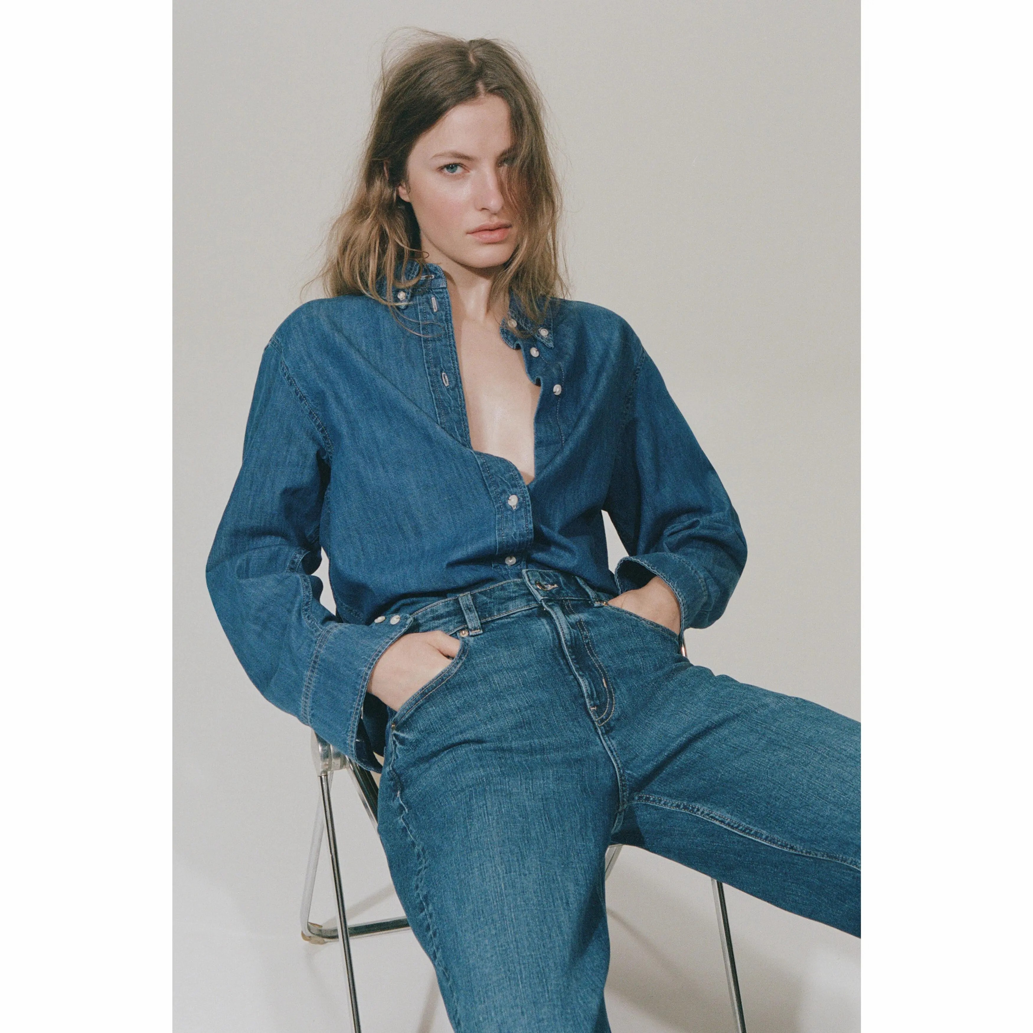 🔥Wide High Waist Jeans