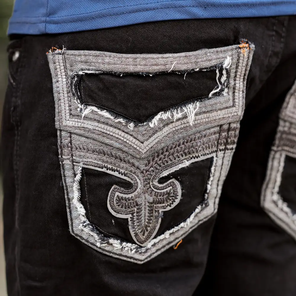 Men’s SA-034 Boot Cut Black Jean