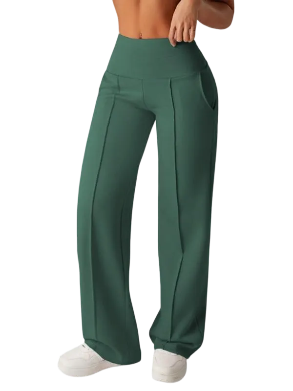 Women's Plain Loose Straight Leg Pants