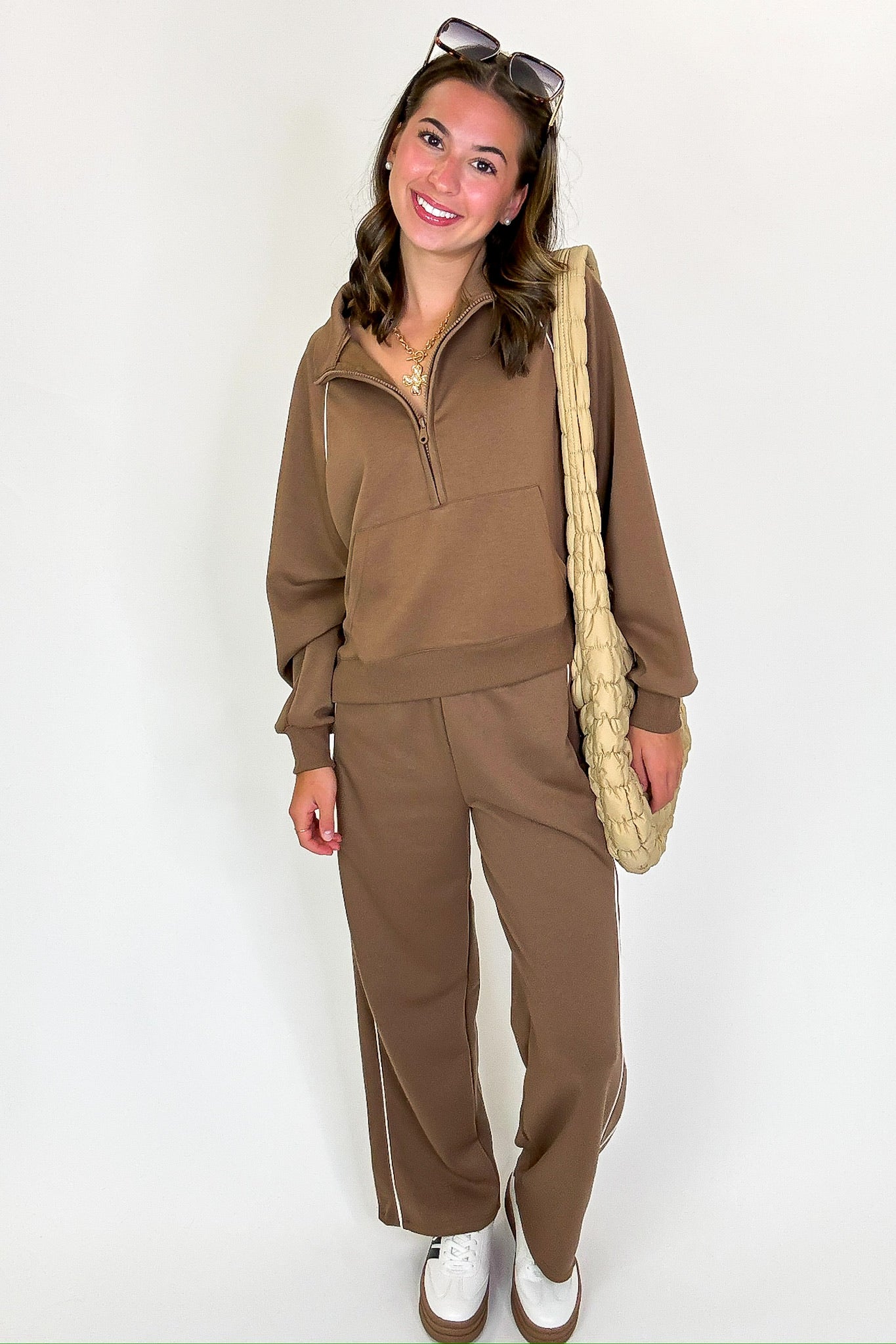 Wide Leg Knit Comfy Casual Sweat Pants