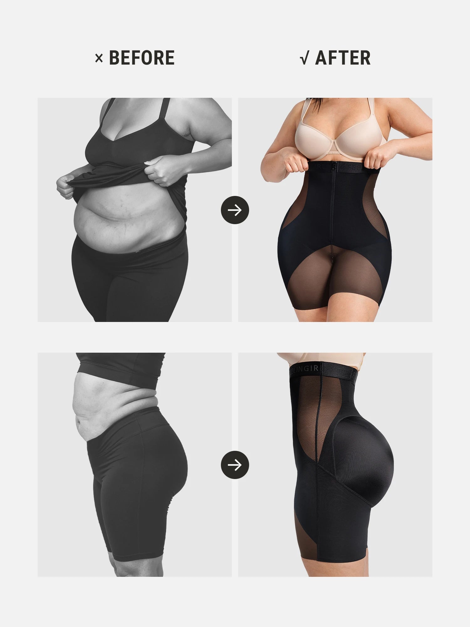 Feelingirl FeelXpert™ Tummy Control Butt Lift Shaper Shorts