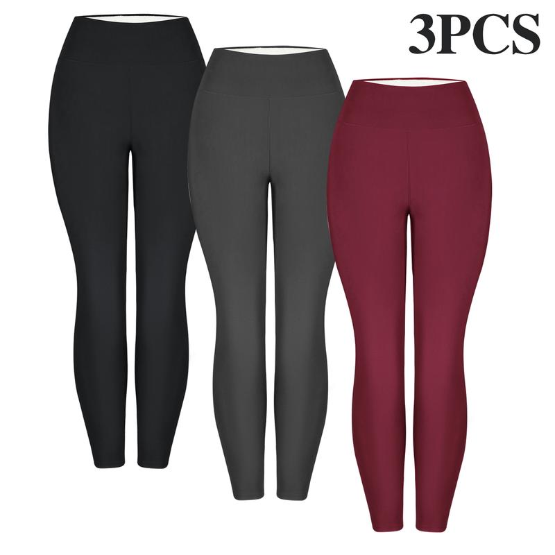 Winter Fleece Lined Leggings – High Waist, Warm & Stretchy Yoga Pants