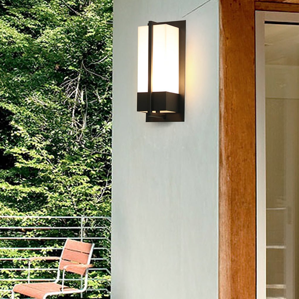 Minimalist Outdoor Waterproof Warm Light LED Corridor Exterior Wall Lamp