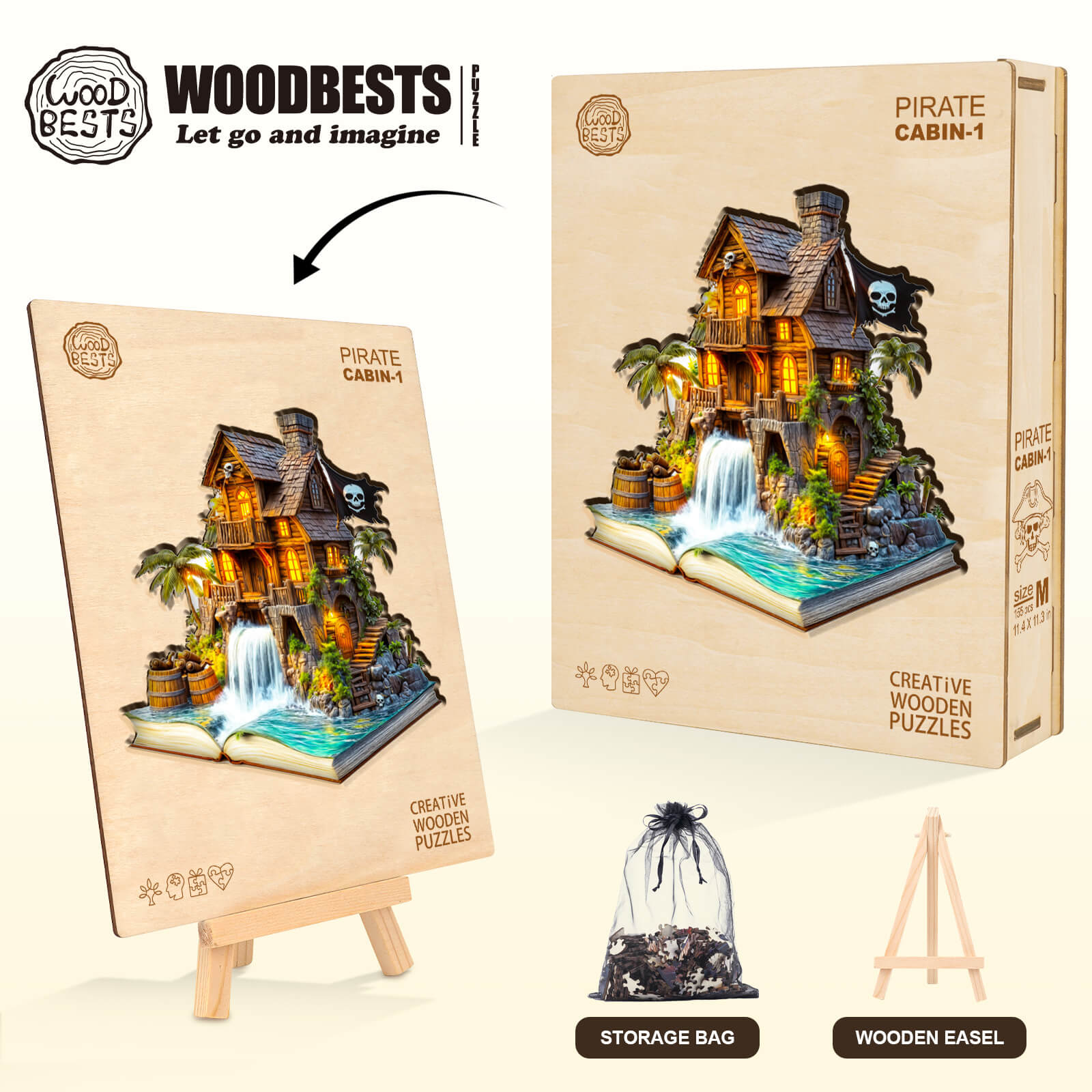 Pirate cabin-1 Wooden Jigsaw Puzzle