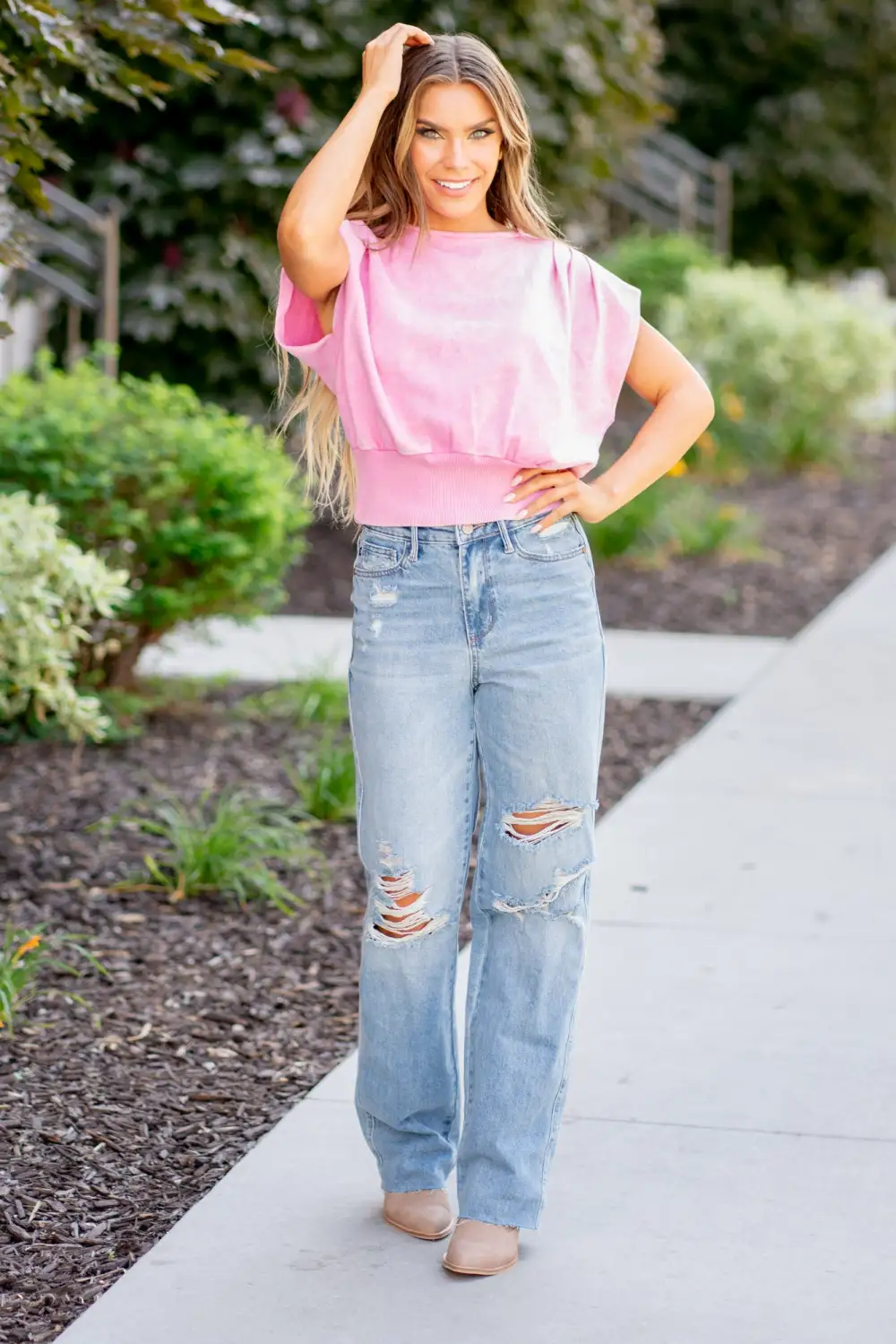 Rainbow Thread High Rise 90s Magic Rigid Straight