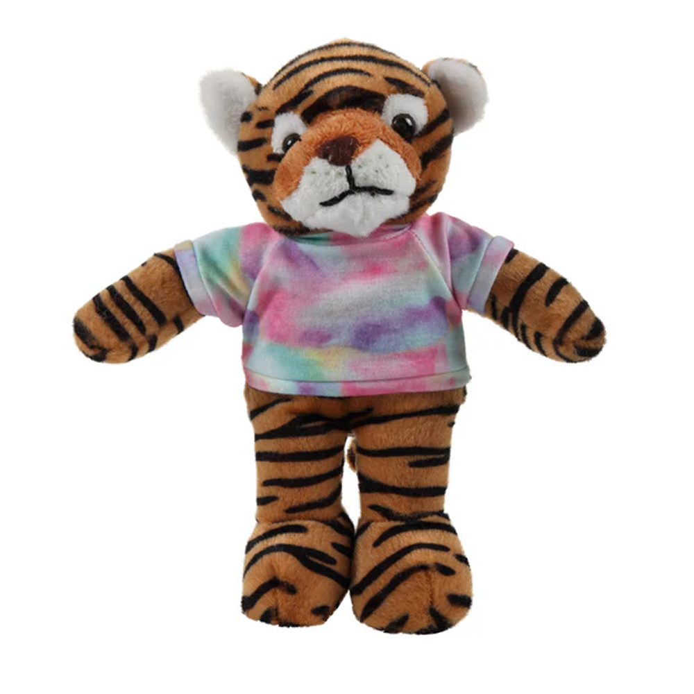Soft Plush Tiger with Tee 8inch