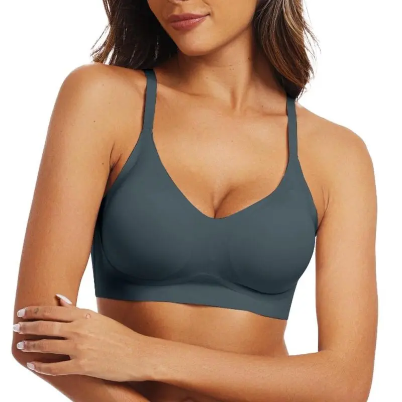 Womens Seamless Bra No Underwire Comfort Push Up Bras Buttery Soft Wireless Bralette
