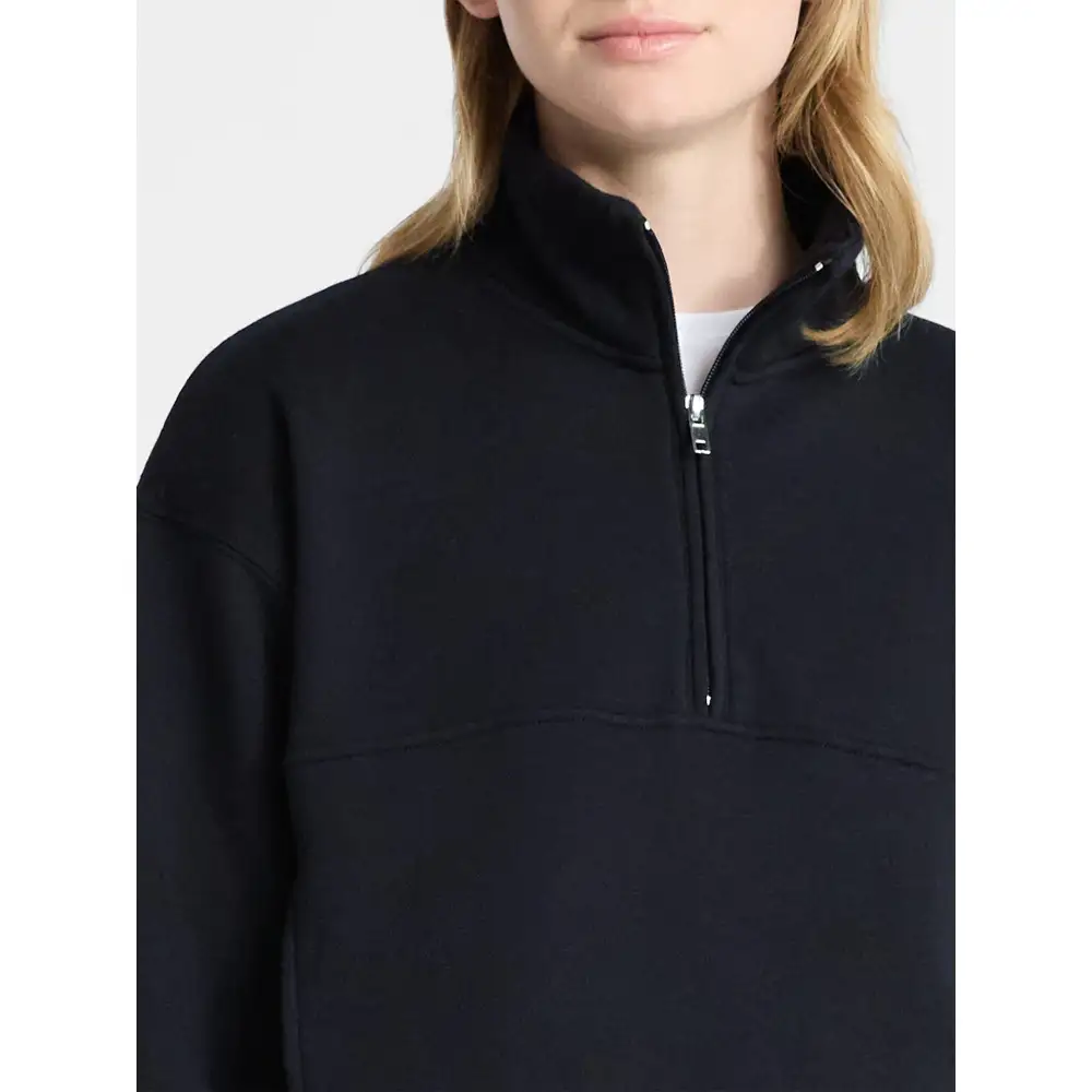 Women’s 2-Piece Set – Half Zip Sweatshirt & Wide Leg Pants