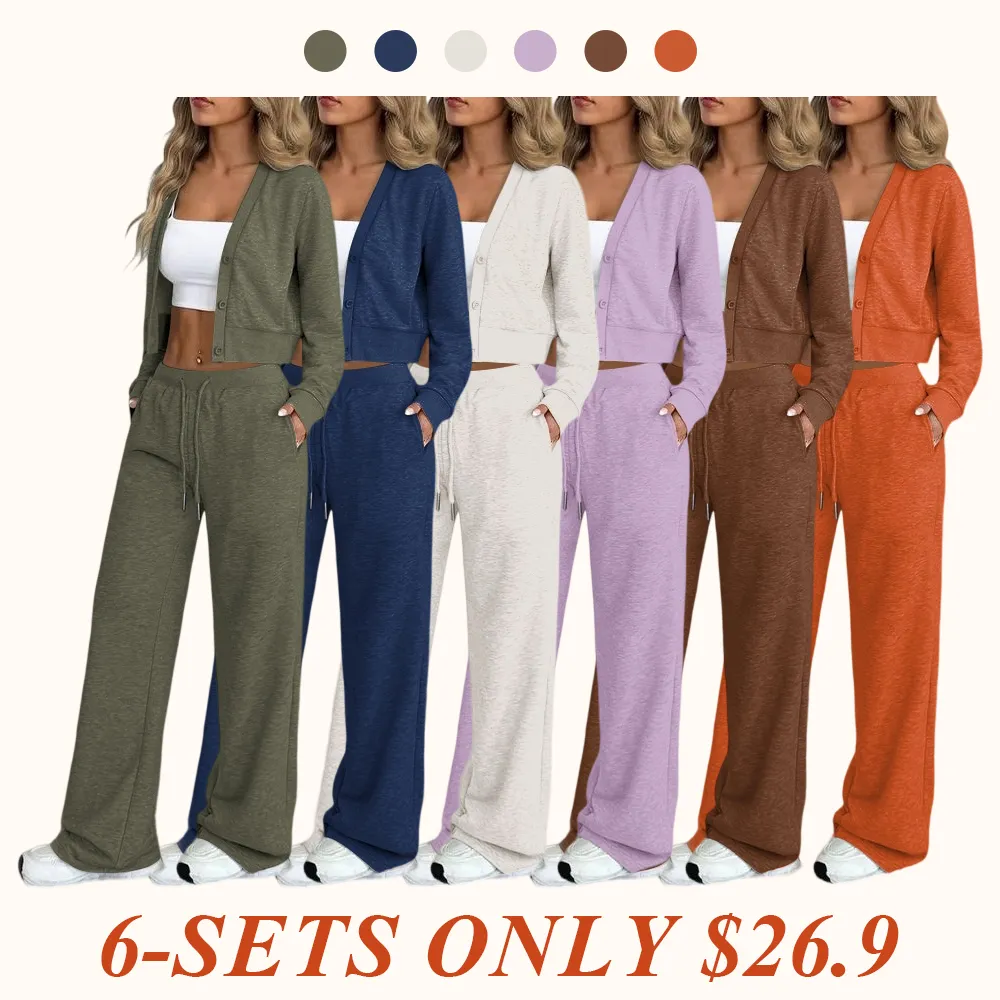 Women's Long Sleeve Jacket & Pants Set