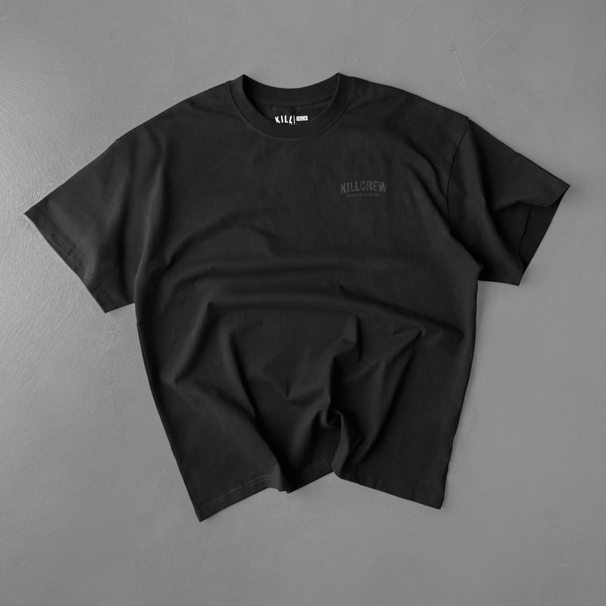 RELAXED FIT RIGOROUS TRAINING T-SHIRT - BLACKOUT
