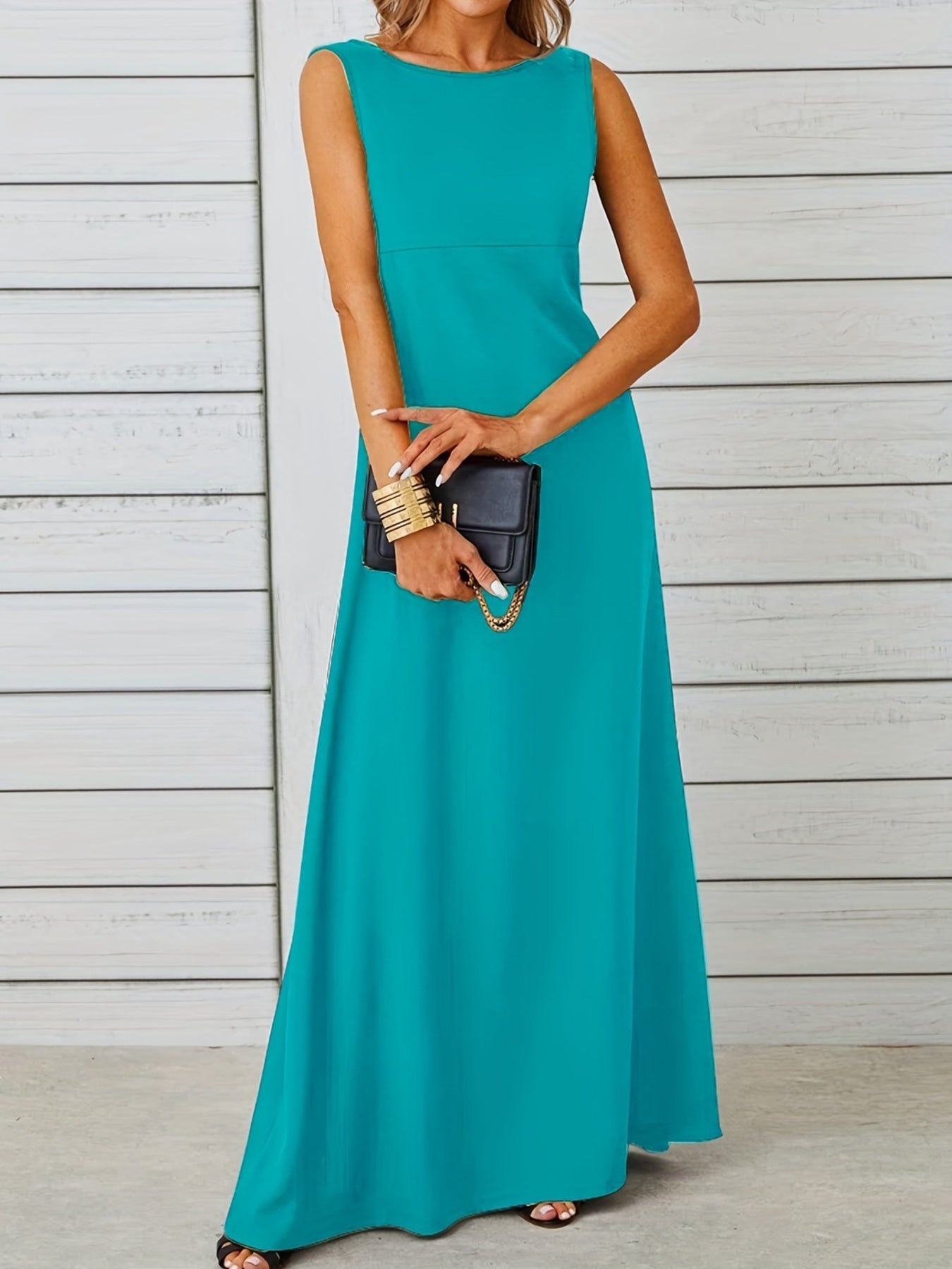 Sleeveless Flowy Maxi Dress