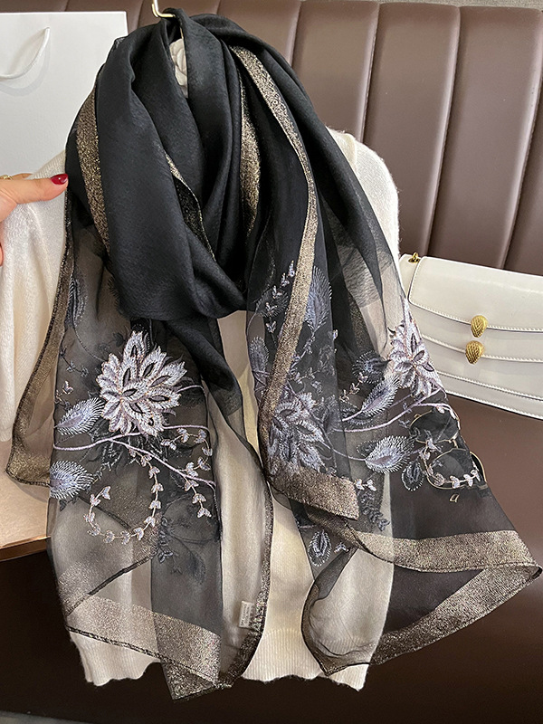 Embroidered Leisure Fashion Shawl&Scarf