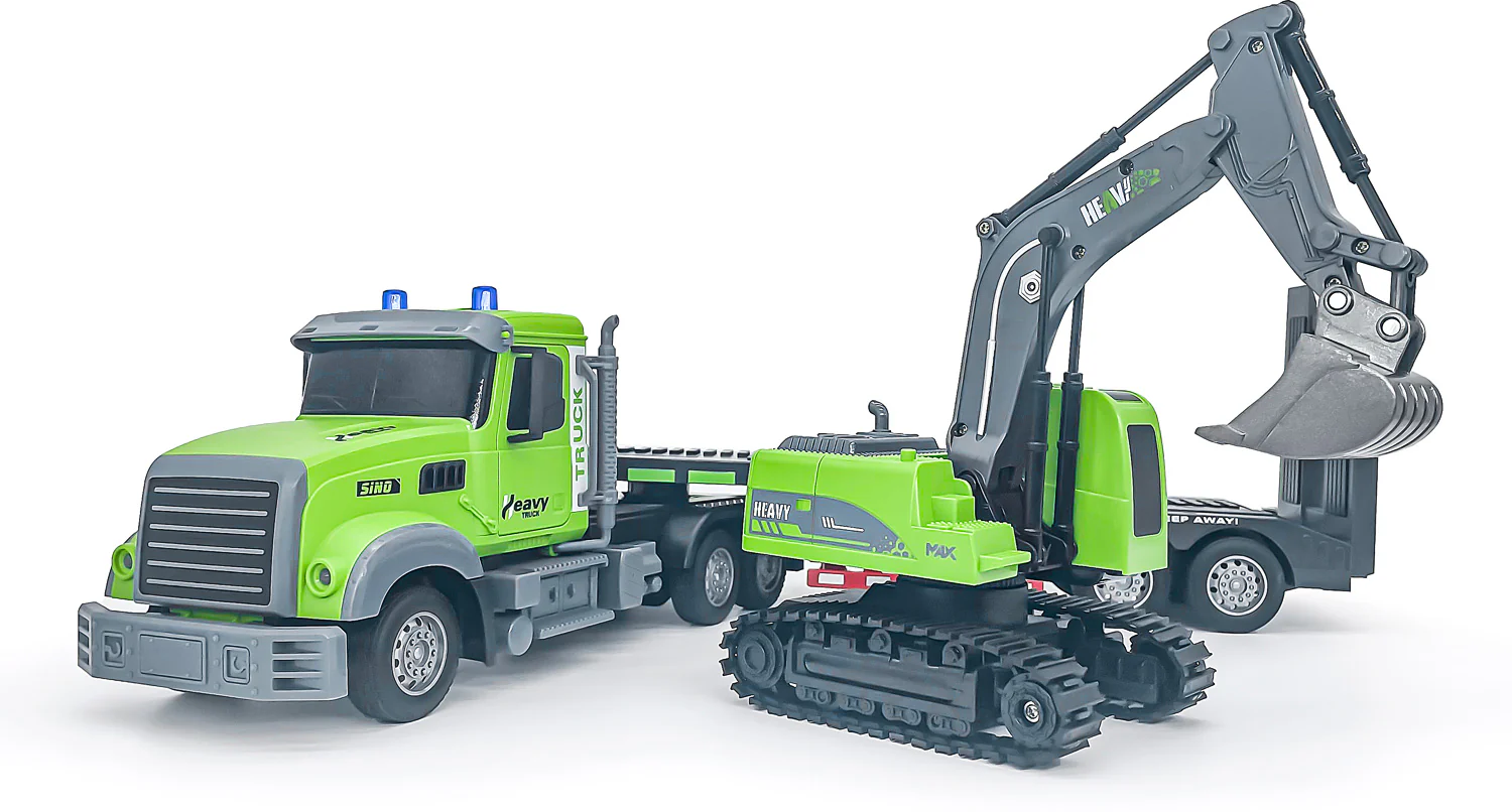 Remote-Control Scooper Truck with Flatbed