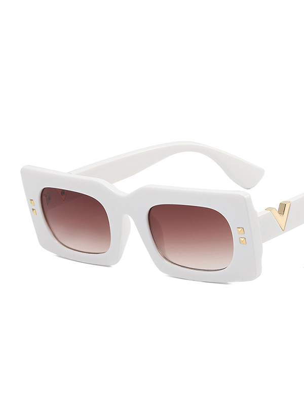 Geometric Sun-Protection Sunglasses Accessories