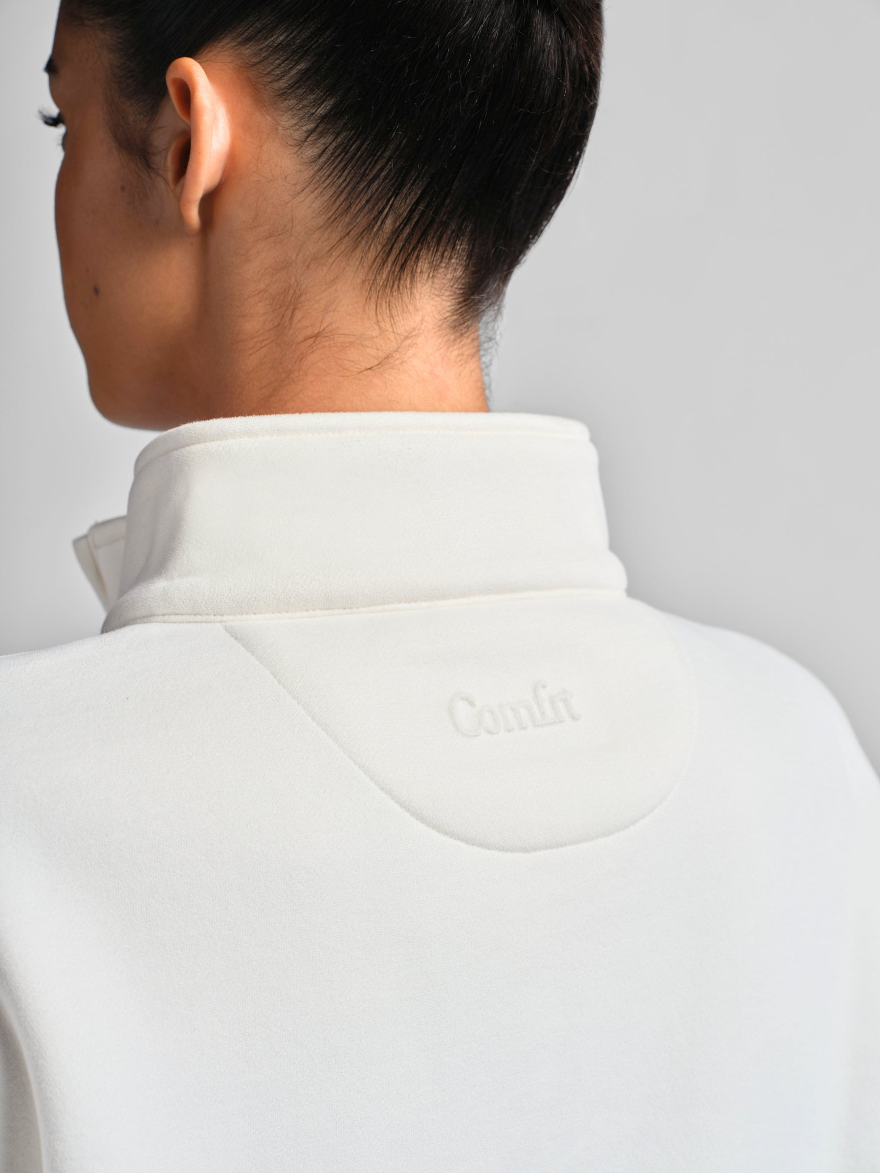 Basic Quarter Zip Mock Neck