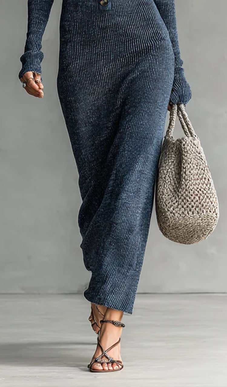 Women Hooded Half Breasted Elegant Casual Dress