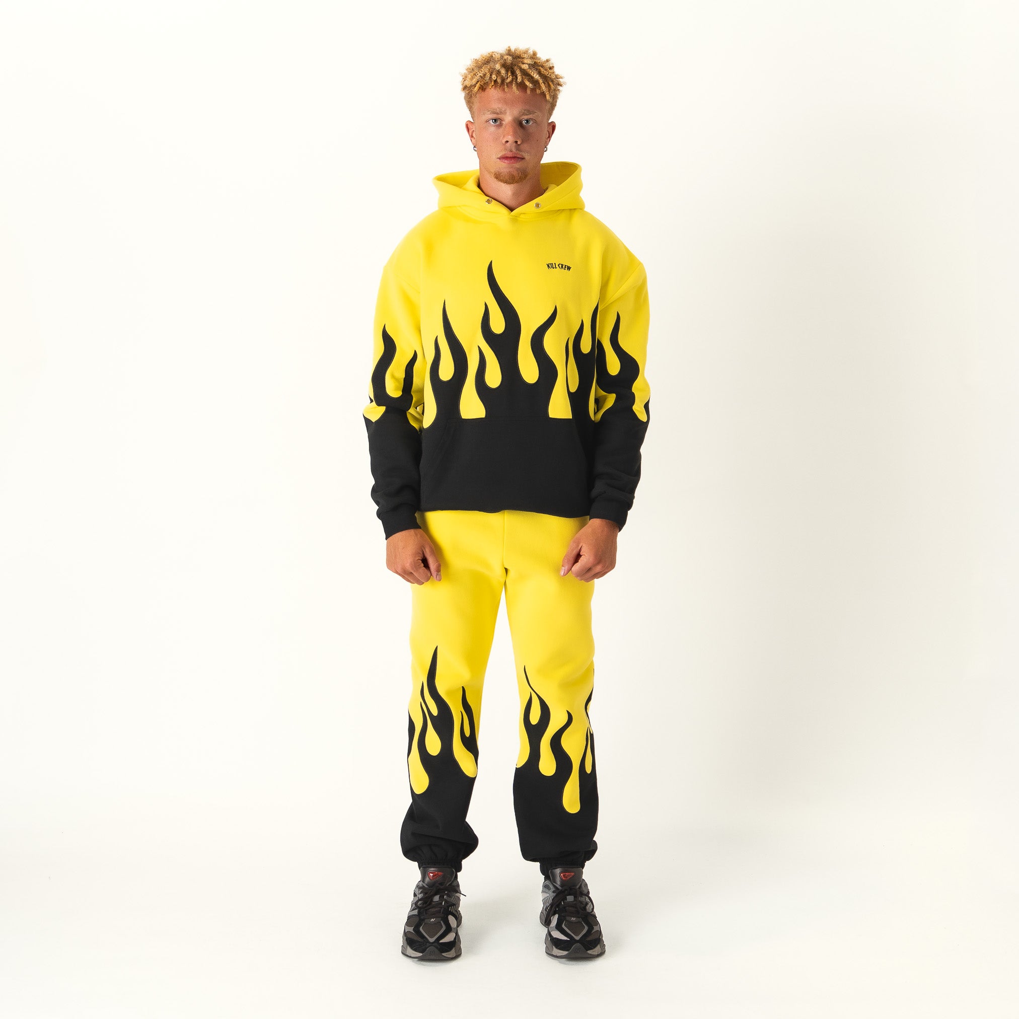 PREMIUM HEATER SWEATS - YELLOW / BLACK