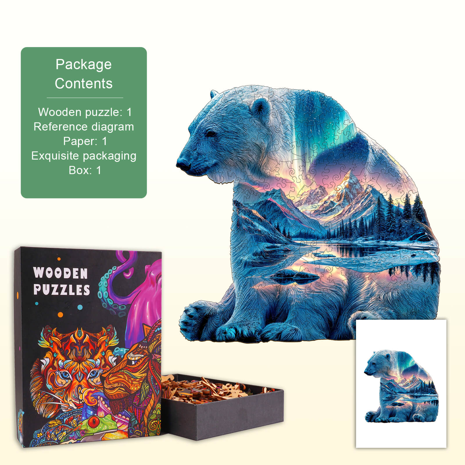 Frozen Dreams Wooden Jigsaw Puzzle