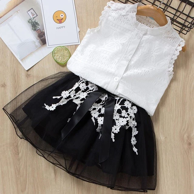 Casual Fashion Baby Girl Clothing Set