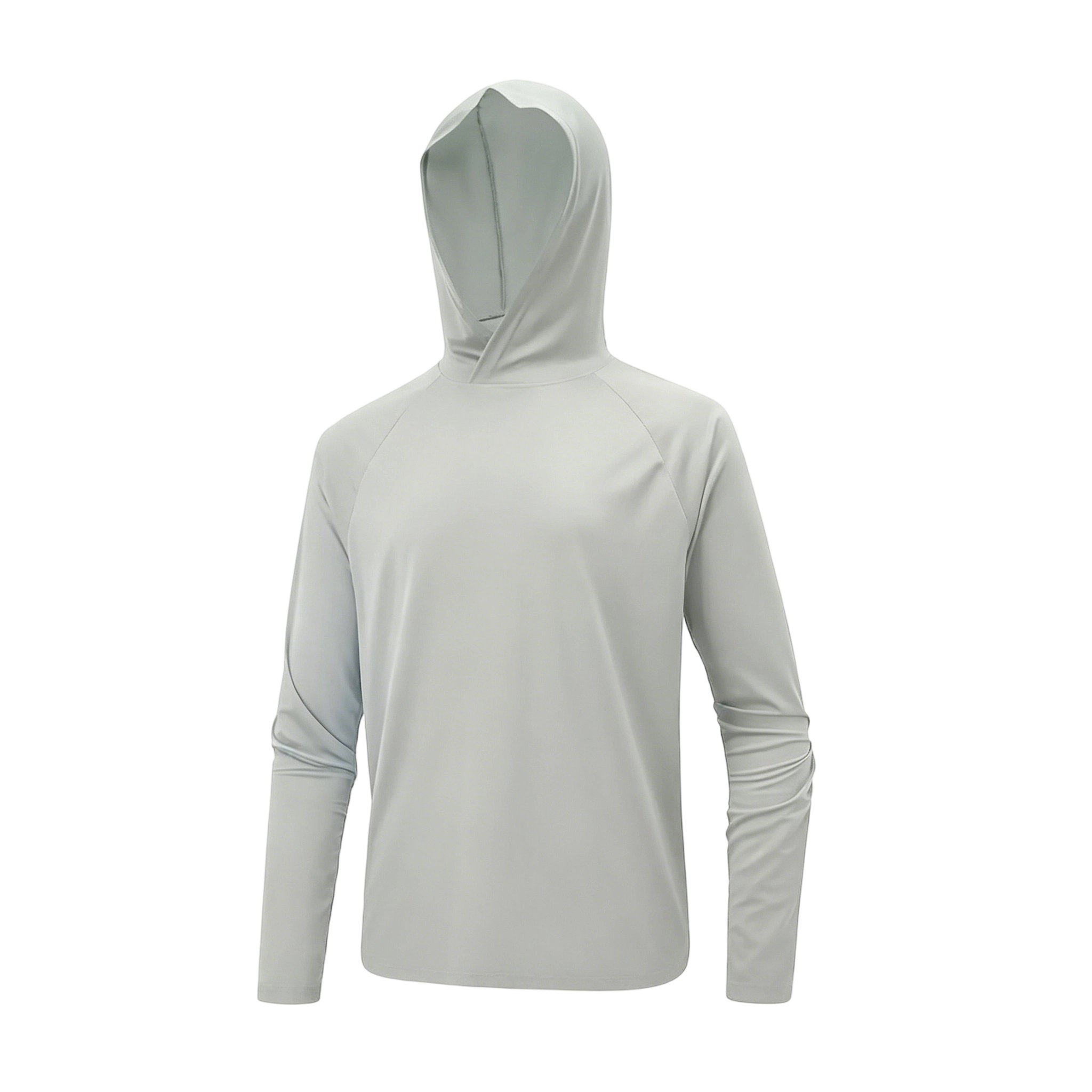 Running Hooded Top: Long Sleeve Quick-Dry Shirt with Thumb Holes