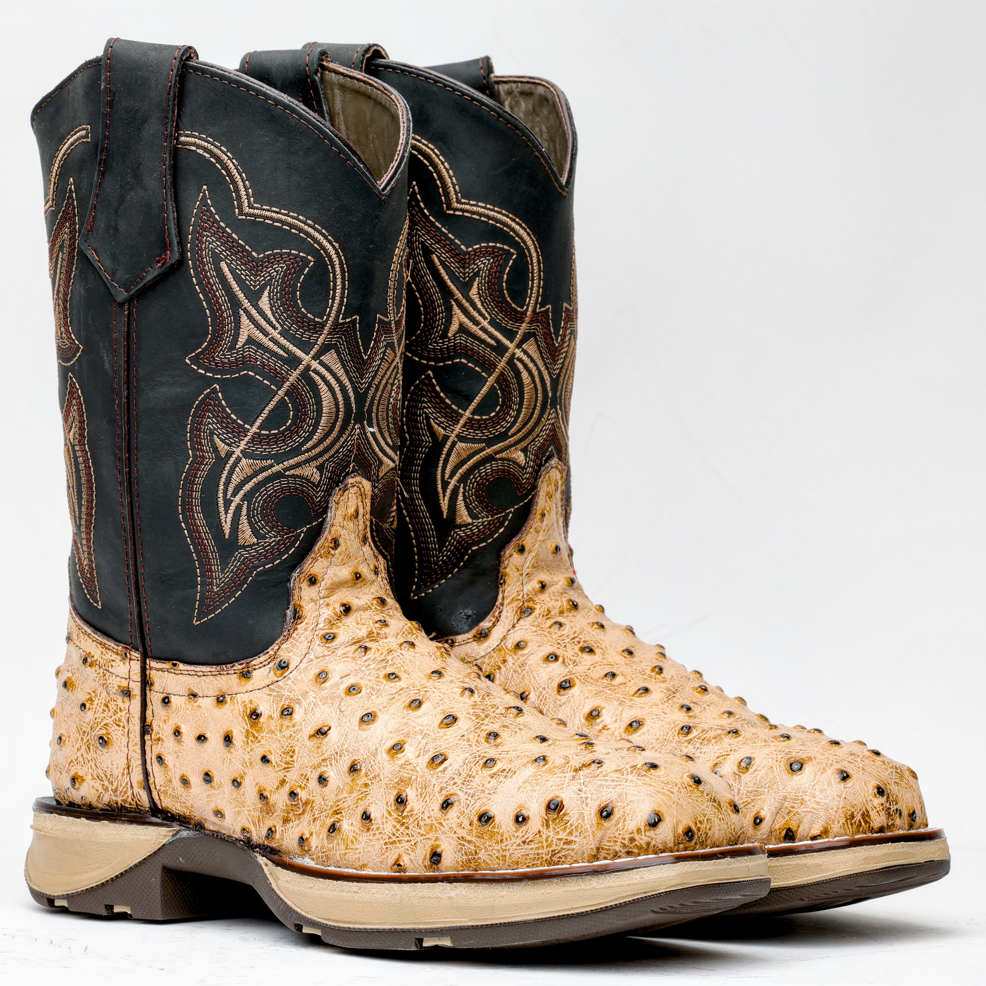 Orix Ostrich Boots With 3D Lightweight Sole - Composite Toe