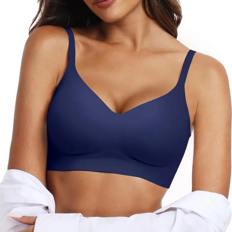 Womens Seamless Bra No Underwire Comfort Push Up Bras