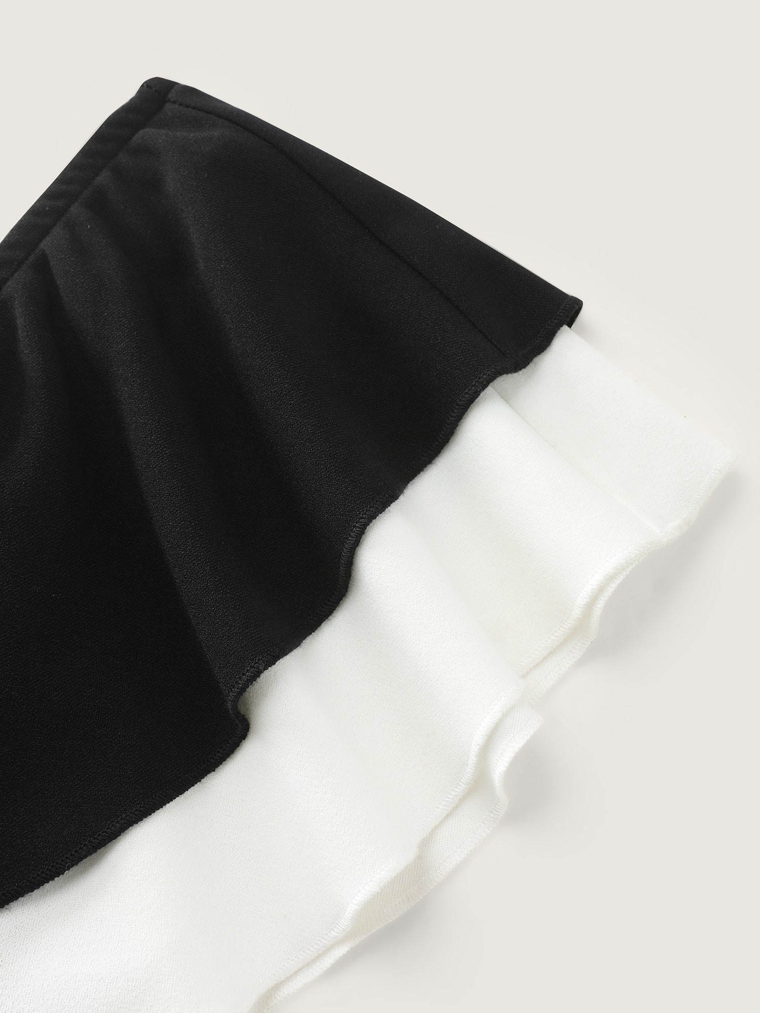 Off-Shoulder Lotus Leaf Neckline Jumpsuit