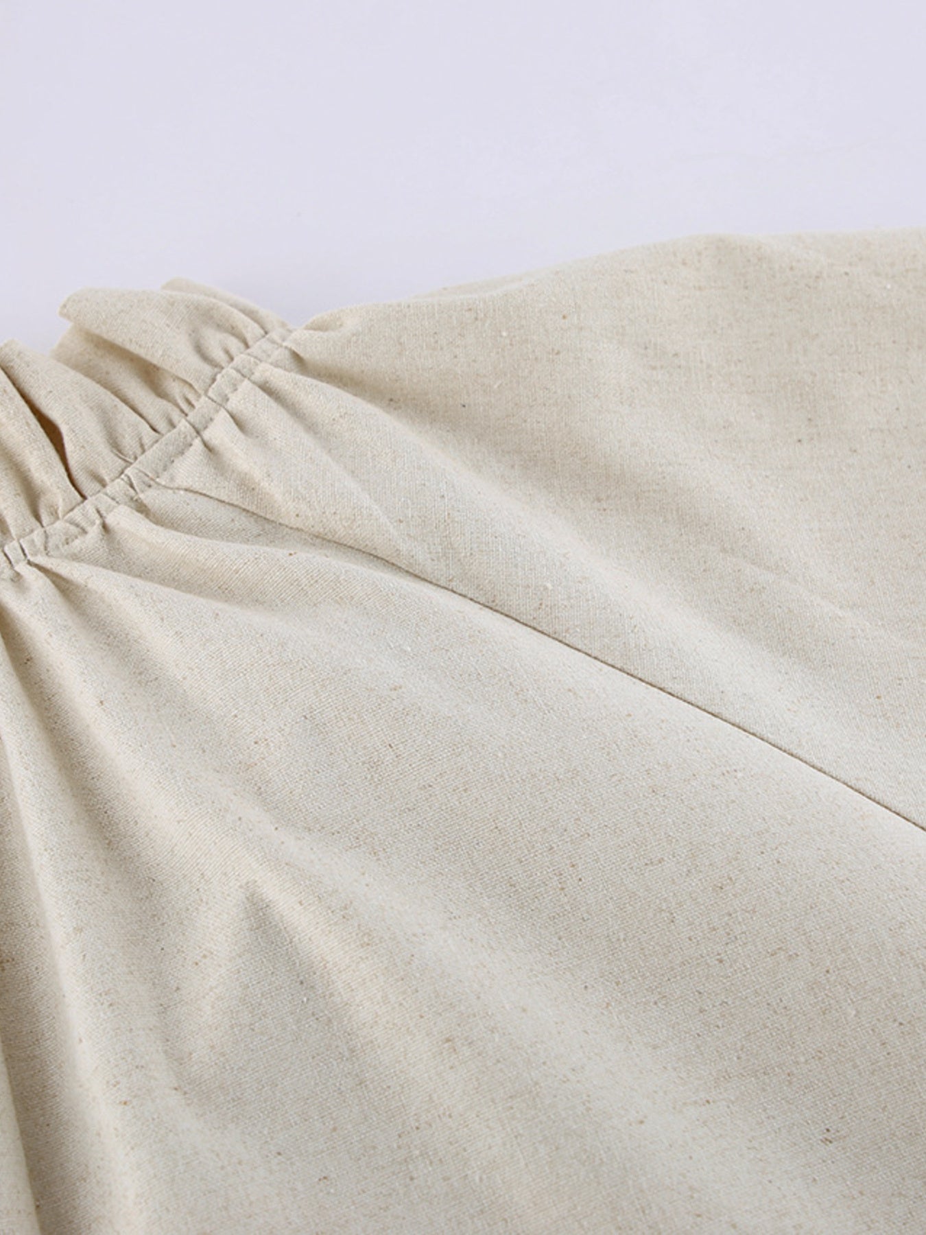 Tie Neck Flounce Sleeve Maxi Dress