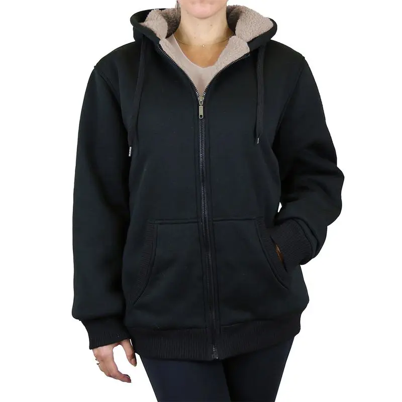 Women's Regular Fit Heavyweight Sherpa Fleece Lined Hoodies