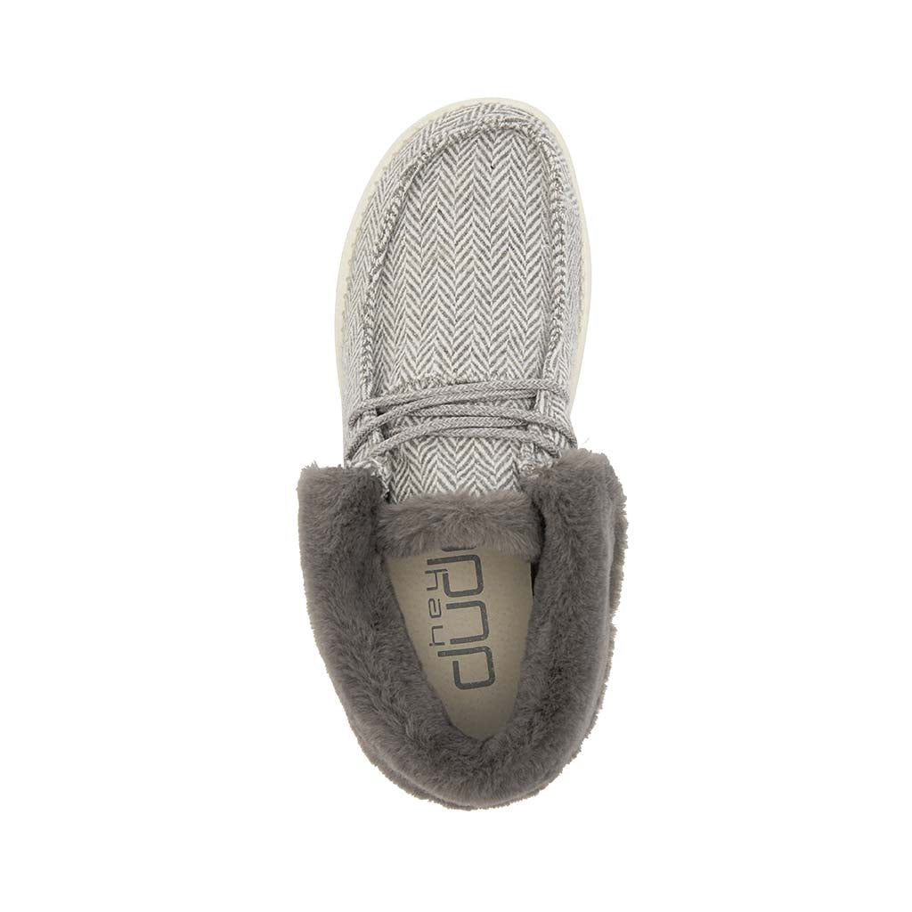 DUDE WOMEN'S BRITT HERRINGBONE GREY - 121773133